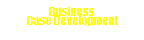 Text Box: Business
 Case Development
